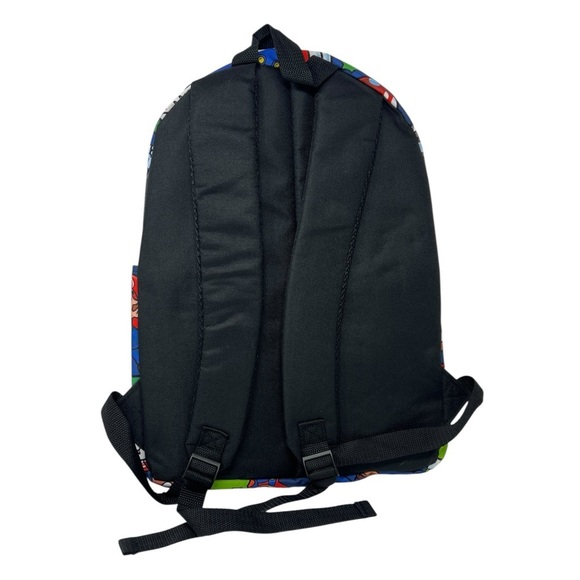 Nintendo Super Mario Print Backpack School Book Bag School Supplies - Picture 2 of 2